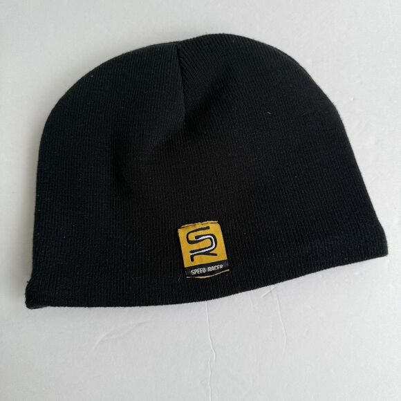 Vintage Y2K Speed Racer Mach 5 Beanie Fleece Lined Embroidered Fits Adult S/M - Picture 7 of 7